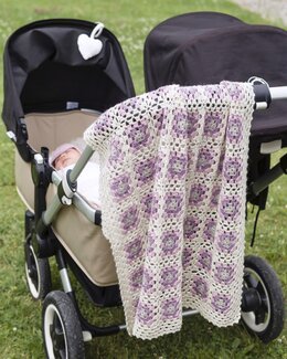 Hekleoppskrift Babyteppe - Järbo