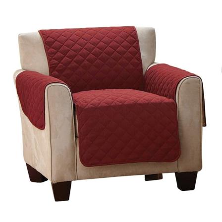 Vattentät sofföverdrag Husdjurssofföverdrag (burgundy 116*188 cm dubbelsitssoffa*1 st
