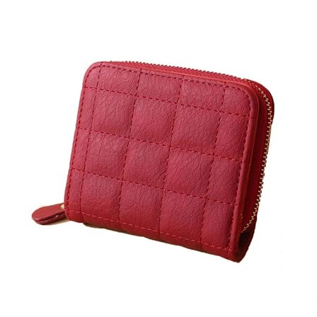 Läderplånbok Zero Plånbok RÖD röd