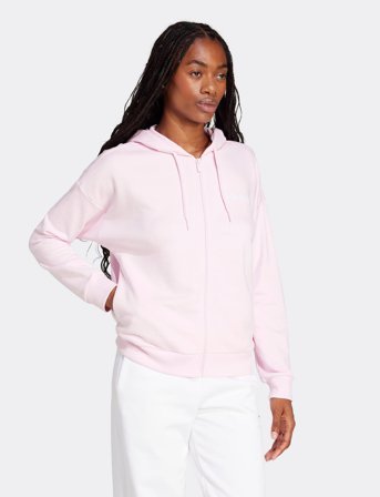 adidas Sportswear W Lin Ft Fz Hd - Pink - XXL