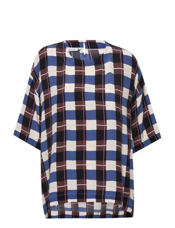 Degana Blouses Short-sleeved Blå Masai