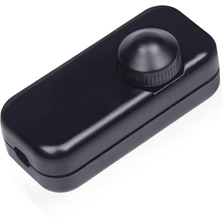 Dimmerbryter 1w–150w LED dimbar glødepærer inline mellomliggende 220v–240v roterende kontroll