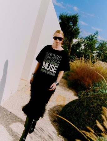 Copenhagen Muse Cmfallon-Skirt - Black - M