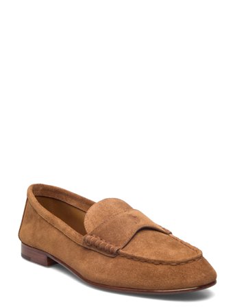 Polo Ralph Lauren | Embossed-Pony Suede Penny Loafer | 40.5