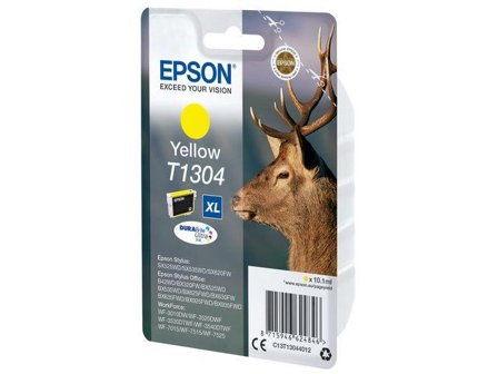 Epson T1304 - XL-størrelse - gul - original - blekkpatron
