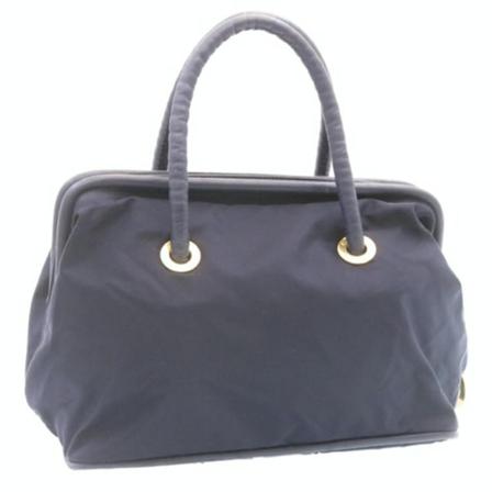 Celine Vintage, pre-owned Nylon Handbag Blauw, Dames, Maat:ONE Size