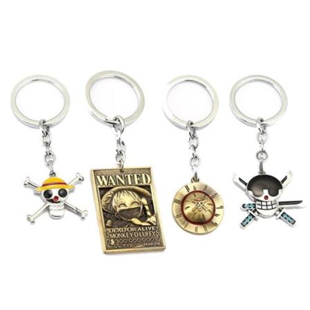 4 osan sarja One Piece Luffy -avaimenperä 10 cm IC
