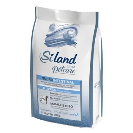 Siland Nucrointestinal Gusto Maiale E Riso Cibo Secco Cani Adulti