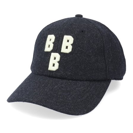 American Needle - Birmingham Black Barons Archive Legend Black Dad Cap Unconstructed Black Cap - @ Hatstore