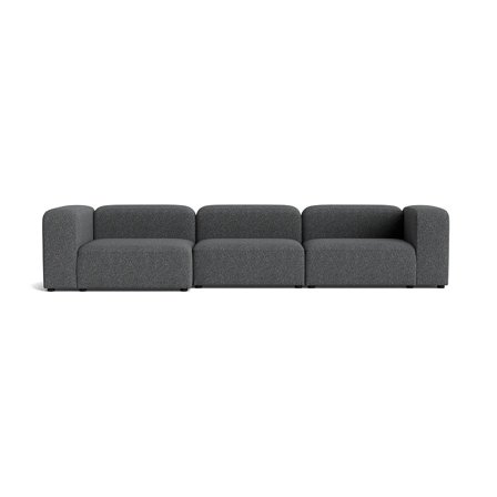 Milo XL chaiselong sofa, venstrevendt | 360cm - Puente Grå/Blå - 360x130x72 - Sofa, chaiselong
