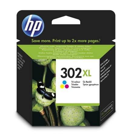 HP Tonerkassett 302XL (F6U67AE), cyan, magenta, gult, singelpack, hög kapacitet - Lyreco - Toner och bläck - Bläckpatroner - Bläckpatroner HP