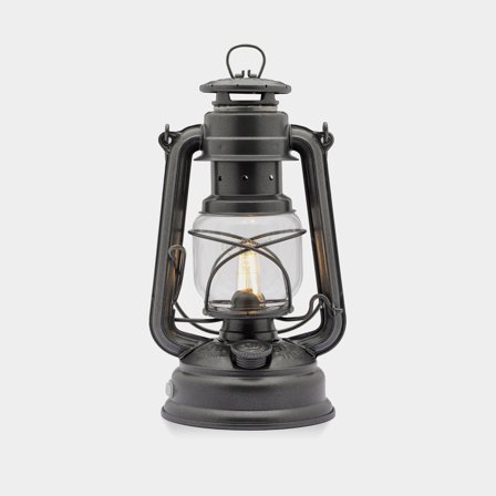 Stormlamp LED Feuerhand 276 (Baby Special) LED, 255 mm, Sparkling Iron