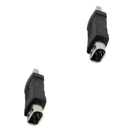 2 st Firewire IEEE 1394 6-stifts hona till USB hane-adapter