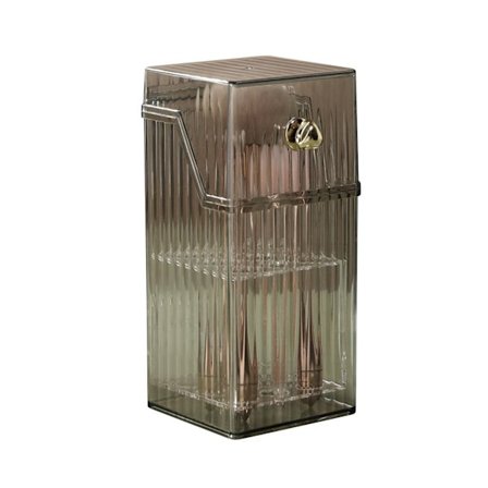 Luksus Makeup Børste Opbevarings Organizer Grå Fri Størrelse Skrivebordsholder til Øjenbryn Blyant og Blush