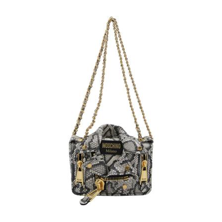 Moschino Shoulder Tas , Grijs , Dames , Maat: ONE Size