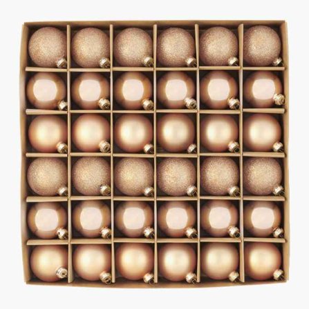 Julgranskula 36-pack silver