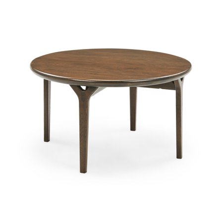 Roots sofabord, Ø80 - Røget egetræ - 80x80x45 - Sofabord