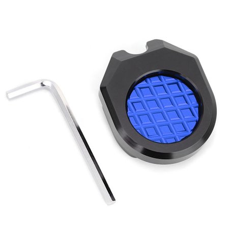 Muokattu jarrupolkimen lisäjalkatyynyn jatkopala Yamaha NMAX155 NVX155 XMAX300 -malleihin, sininen