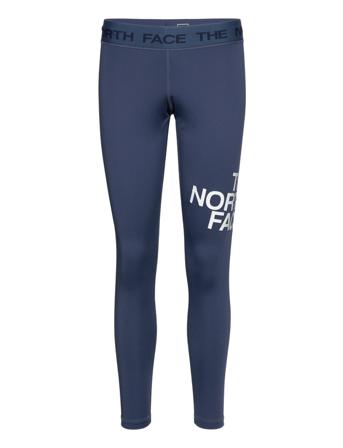 W Flex Mid Rise Tight - Eu Running/training Tights Blå The North Face