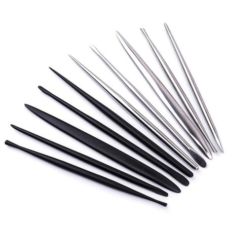 1 sæt lerskulptursæt til keramik lermodellering - Perfet Silver