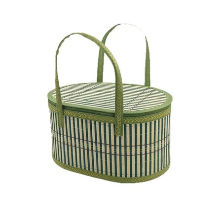 Bärbar diverse korg snacks korg utomhus camping mat frukt förvaringsbehållare arrangör dekor tillbehör