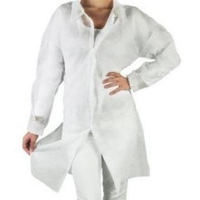 Bhealty Camice Laboratorio Bianco Traspirante Idrorepellente