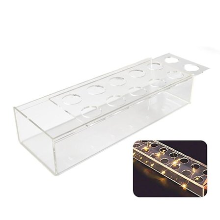 Klar akryl blomstervase Akryl blomsterarrangement Gjennomsiktig akryl vase geometrisk ornament