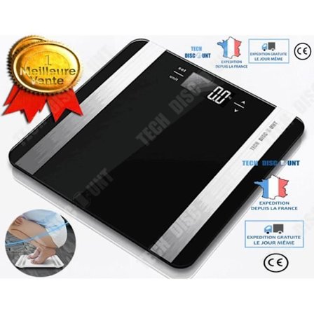 Vågen - TECH DISCOUNT - TD - Elektronik - 150 kg - Svart - Hälsa och välbefinnande