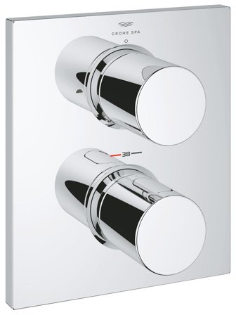 Grohe Grohtherm F Termostatbatteri krom, Baderom