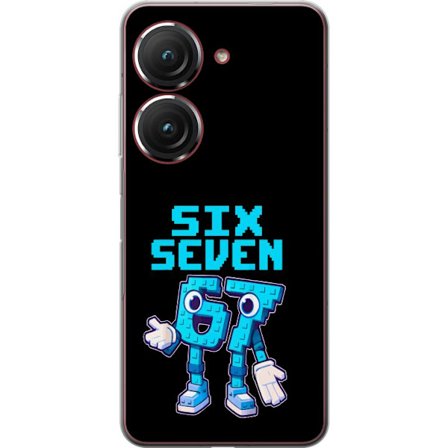 Kompatibelt Mobilskal till Asus Zenfone 9 Pixel Number Duo