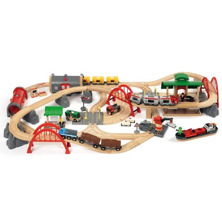 BRIO Järnvägsset World - 33052 Deluxe - Lyreco - Skola och förskola - Lekmaterial - Tåg och tågbanor