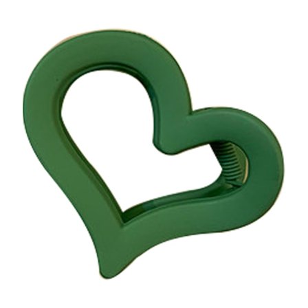 Hårklämmor för tunt hår Hjärtformade söta matta klor för tunt hår