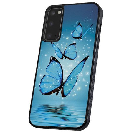 Samsung Galaxy S20 FE - Cover/Mobilcover Glitrende Sommerfugle