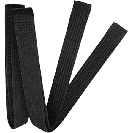 Blødt Bælte til Kampkunst Karate Taekwondo Judo - Voksen (sort)