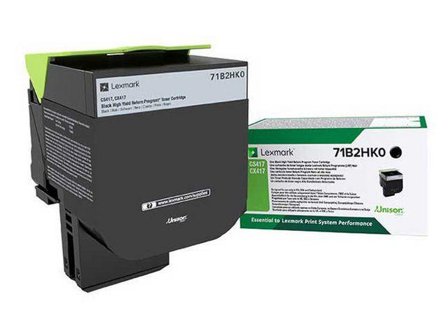 LEXMARK X417 - Høy ytelse - svart - original - tonerpatron - LCCP, LRP