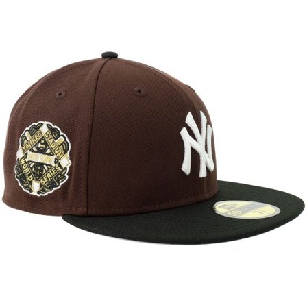 New Era - MLB Brun fitted Keps - New York Yankees 59FIFTY 39 World Series Black/Bwood Fitted @ Hatstore