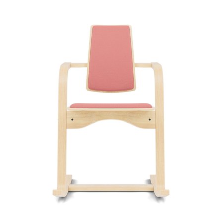 Varier Furniture Actulum - Pink Polyester - Natural base