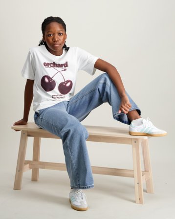 Sofie Schnoor ZenaSY T-shirt Hvit T-skjorter Jente - Kids Brand Store