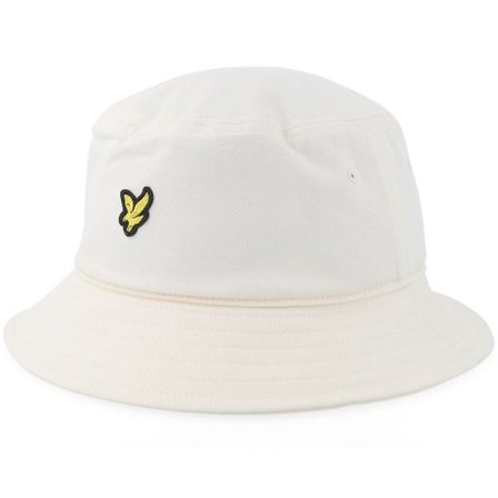 Lyle & Scott - Vit bucket Hatt - "Ice Cream Bucket " @ Hatstore
