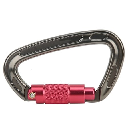 7075 Flyaluminium Master Lock Karabiner D-ring Sikkerhetsbeslag Sikkerhetsutstyr for Utendørs Klatring Camping Hengekøye Grå