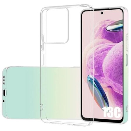 Fodral till Xiaomi Redmi 13C - Mjukt Anti-Slip Transparent Skydd