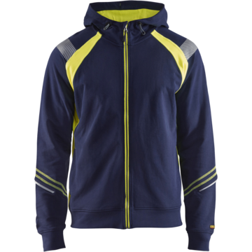 Huvtröja Zip Blåkläder 3433*