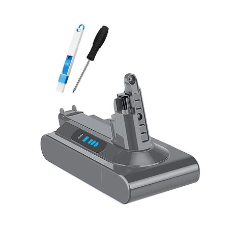 Ersättningsbatteriadapter + borste + skruvmejsel 21.6v för V10 Sv12 V10 Fluffy V10 Animal Absolute Vac