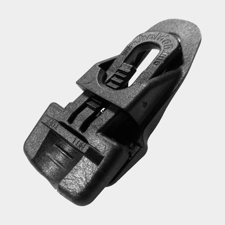 Klips do plandeki / Klips do oczek Holdon Midi Clips, czarny, do obciążenia do 100 kg, 4-pak - Jachtowa