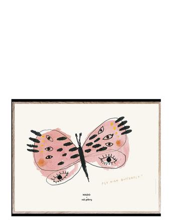 Fly High - 30X40 Home Kids Decor Posters Animal Posters Monivärinen/Kuvioitu MADO