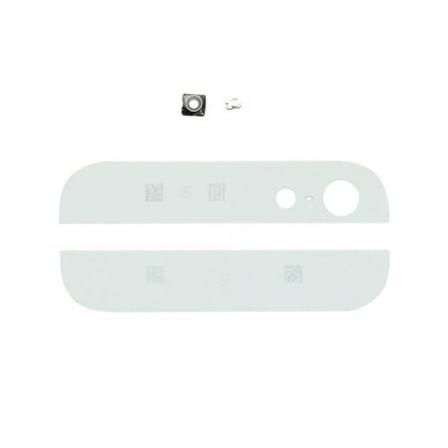 iPhone 5/5S Nedre och Övre Ramglas - Vit White