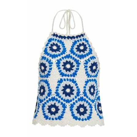 Sea NY, Sleeveless Tops Blauw, Dames, Maat:M