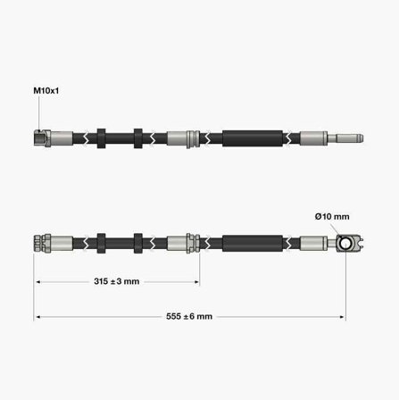 Bromsslang - Biltema