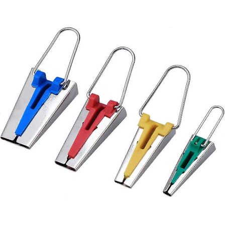 Stof Twill Tape Maskinsyning Kantbånd Maskine 4 størrelser DIY Quilteværktøj 6mm 12mm 18mm 25mm Kantfod Håndværksclips (4 stk)