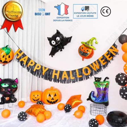 Dekorationsballong - TD - Halloween - Aluminium - Rosa - Barnkalas